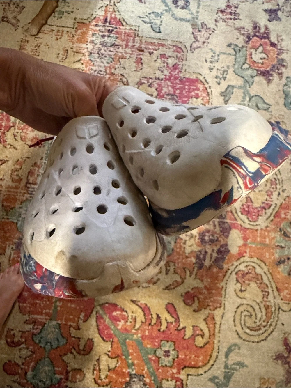 Kids Neutral Slip-On Ventilated Sneakers